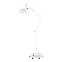 Profesionali LED lempa su lupa Elegante 6031 60 LED SMD, 3 dioptrijų, su stovu, baltos spalvos