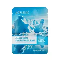 Glacier Water raminamoji ir gaivinamoji lakštinė veido kaukė su ledynų vandeniu, 25ml