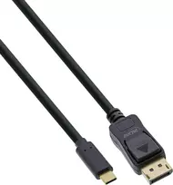 Kabelis USB InLine USB-C - DisplayPort 7,5 m Juodas (64127)