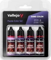 Vallejo : 72.382 - Game Color - Violetinės spalvos rinkinys 4 x (18 ml)