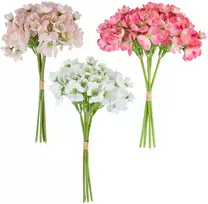 Home4You Dirbtinė gėlė FLOWERLY H30cm sniego rožė, mišinys