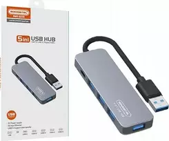 HUB USB Canyon ADAPTER HOST USB-C SOMOSTEL SMS-BZ09 DEX PD 60W 1XTYP-C 1XUSB 3.0 3XUSB 2.0>