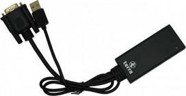 Adapteris AV StarTech dm technology TERRA VGA į HDMI adapteris su audio juodas/Spalva: JUODA USB Typ-A jungtis