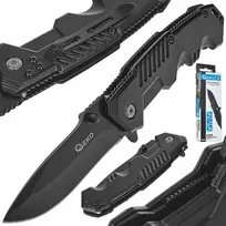 Case4life Taktiškas kišeninis peilis 200/85 mm Juodas SURVIVAL SERIES (12/72)
