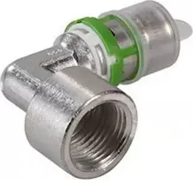 Comap Alkūnė 90 laipsnių GW presuojama MultiSkin žalvaris/alavuota 20x3/4