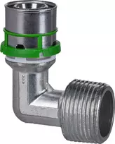 Comap Alkūnė 90 laipsnių GZ presuojama MultiSkin žalvaris/alavuota 20x3/4