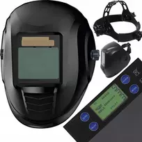 Sefa Verlag Suvirinimo kaukė su automatinio patamsėjimo filtru full reg. Saulės baterija/bat.CR2450 BLADE