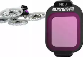 SunnyLife Filtras Pilnas Pilkas ND8 NDx8 dronui Dron DJI FLIP + Filtro dėklas SunnyLife / FI962-8