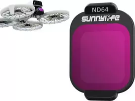 SunnyLife Filtras Visas Pilkas ND64 NDx64 dronui Dron DJI FLIP Filtro dėklas SunnyLife / FI962-64