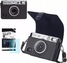 „LoveInstant“ 2 viename dėklas – futliaras + ekrano apsauga / stiklas „Fujifilm Instax Mini Evo“