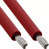 MG InLine® saulės energijos instaliacijos kabelis Metrinis H1Z2Z2-K 6mm² raudonas 50m