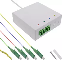 InLine® FTTH prailginimo dėžutė iš anksto paruošta 4x LC/APC 9/125µm 30m