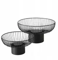 Boltze Metalinės vaisių lėkštės CINDY, 2 vnt. Ø 30-39 cm