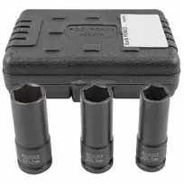 Rockforce Plonasienių smūginių galvučių rinkinys 1/2'' (6-kampės) 3 vnt. (17,19,21mm)