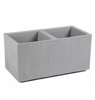 Lamela Gėlių stovas KARO 800x400x400 betonas ECO recycled - šviesiai pilkas betonas LA936-70 Lamela