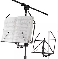 Mozos Muzikos pultas ant varžto, pakabinamas stovas ant mikrofono stovo, reguliuojamas