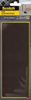 Scotch 3M Itin atsparus veltinio padas SCOTCH, stačiakampis, 215x80mm, 1 vnt., juodas