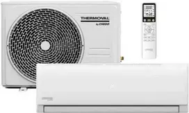 Thermoval Rinkinys: monosplit tipo sieninio oro kondicionieriaus komplektas SAGA TVK-S51, galia 5,1 kW/18 BTU (išorinis ir vidinis blokai)