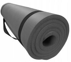 Aptel Kubisport jogos pratimų kilimėlis, putų gimnastikos kilimėlis, 183 x 60 x 1,2 cm