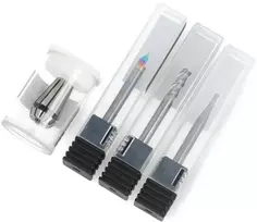 Snapmaker 3 dalių CNC frezų rinkinys + ER11-A 4 mm įtveriamoji įvorė – skirtas Snapmaker Artisan/2.0