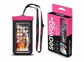 Zwilling Seawag Element Proof Case – vandeniui atsparus telefono dėklas (juoda/rožinė)