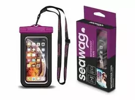 Zwilling Seawag Element Proof Case – vandeniui atsparus telefono dėklas (juodas/violetinis)