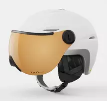 MIVIDA Moteriškas žieminis šalmas GIRO ESSENCE MIPS matinis baltas / VIVID varinis dydis M (55.5-59 cm) (NAUJAS 2025/2026)