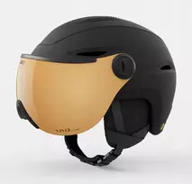 MIVIDA Moteriškas žieminis šalmas GIRO ESSENCE MIPS matinė juoda / VIVID varinė dydis M (55.5-59 cm) (NAUJAS 2025/2026)