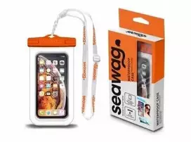 Zwilling Seawag Element Proof Case – vandeniui atsparus telefono dėklas (balta/oranžinė)