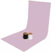 GlareOne GlareOne PVC fonas 60x130 cm - šviesiai rožinė