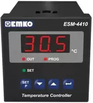 Metelli Emko ESM-4410.2.10.0.1/00.00/2.0.0.0 2 taškų reguliatorius Temperatūros reguliatorius K nuo 0 iki 999 °C Relė 7 A (I x P x A) 95 x 48 x 48 mm