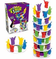 Lean Toys LeanToys Stalo žaidimas „Pingvinai ant bokšto“ nuo 3 metų