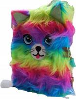 St. Majewski Dienoraštis su 3D spyna „vilkas“ A5, 96 lapai RAINBOW CAT Popierius TARGI