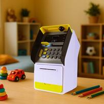 Lean Toys LeanToys B6D1 BANKOMATAS TAUPYKLĖ SEIFAS SU EKRANU
