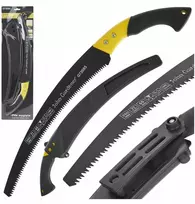 John Gardener Sulenkta pjūklas 35 cm su PTFE danga ir dėklu 65Mn (48)