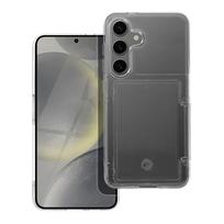 FORCELL F-PROTECT Crystal Pocket apsauginis dėklas, skirtas SAMSUNG S24, skaidrus