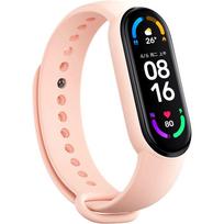 Išmaniojo laikrodžio dirželis, skirtas Xiaomi Mi Band 5/6/7, šviesiai rožinės spalvos