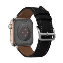 Odinė apyrankė Apple Watch 38/40/41 dizainas 1 juoda