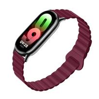 Išmaniojo laikrodžio dirželis FORCELL F-DESIGN FX8, skirtas XIAOMI Mi Band 8 wine