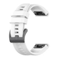 Išmaniojo laikrodžio apyrankė „Silicone“ skirta GARMIN FENIX 3 / 3HR / 5X / 6X / 6X Pro / 7X / 7X Pro balta (7)