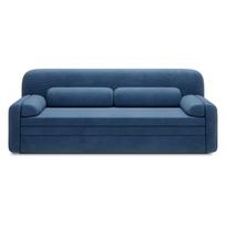 Mėlynos spalvos iš kordinio velveto sulankstoma/su sandėliavimo vieta sofa 236 cm Elioss – ELTAP