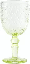 Home4You Vyno taurė „GIO ADORE“, aukštis 17,6 cm, žalia