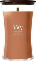 WoodWick Pumpkin Praline vaško žvakė cilindrinė ruda 1 vnt.