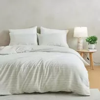 Patalynės komplektas Home4You Antklodžių užvalkalų komplektas „STRIPE RIOS“ 140x200 cm – 1 vnt., 50x75 cm – 1 vnt.