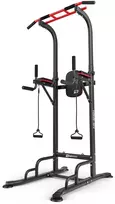 Hop Sport Daugiafunkcė jėgos treniruočių stotis su prisitraukimų skersiniu, lygiagretėmis ir 2 espanderiais, iki 150 kg