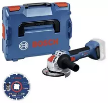 Bosch GWX 18V-8 belaidis kampinis šlifuoklis 18V 125mm su deimantiniu pjovimo disku (mažmeninis)