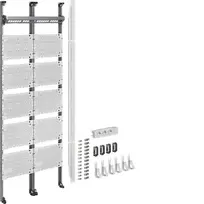 Hager UF521NW universZ Multimedia Complete Field 2 laukai 1350mm su 12x RJ45 Patch modulių