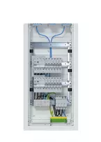 HAGER VU48BV1 Volta Skirstomasis Skydas 4x12 PLE IP30 Įleidžiamas Pilnai Sumontuotas ir Sujungtas