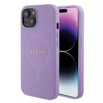 Guess GUHMP15MPSAHMCU Saffiano MagSafe Hard Case, iPhone 15 Plus / 14 Plus 6,7 inch - Violetinė