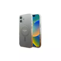 Guess IML Glitter Gradient MagSafe Dėklas, skirtas iPhone 16 (Ruda)